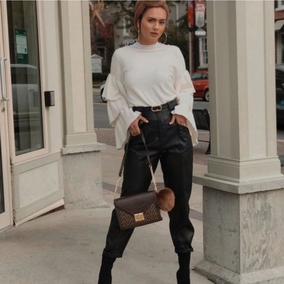 ZARA PU LEATHER Pants - Picture 6 of 15